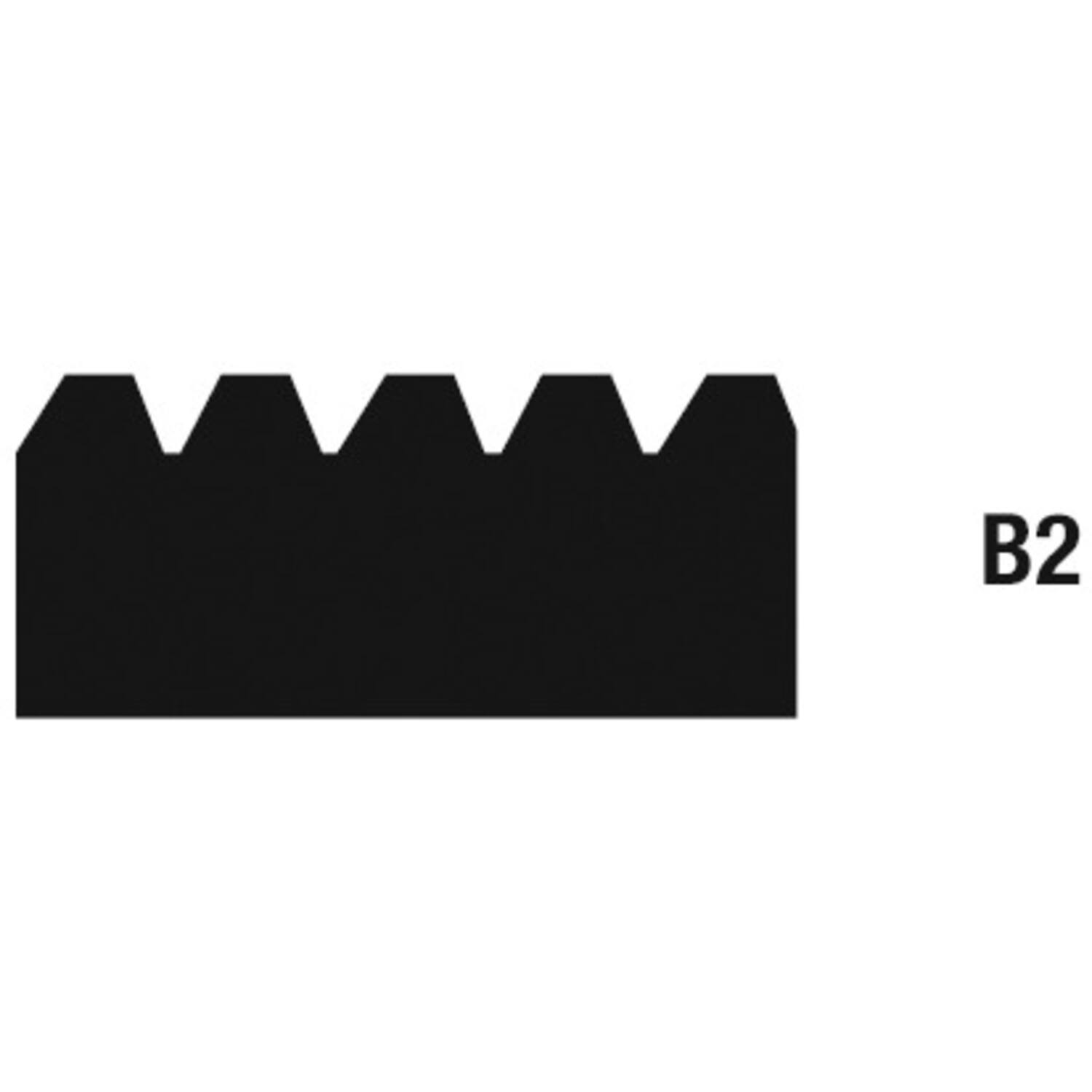 WOLFF Kitstrijkerbladen B2 21cm