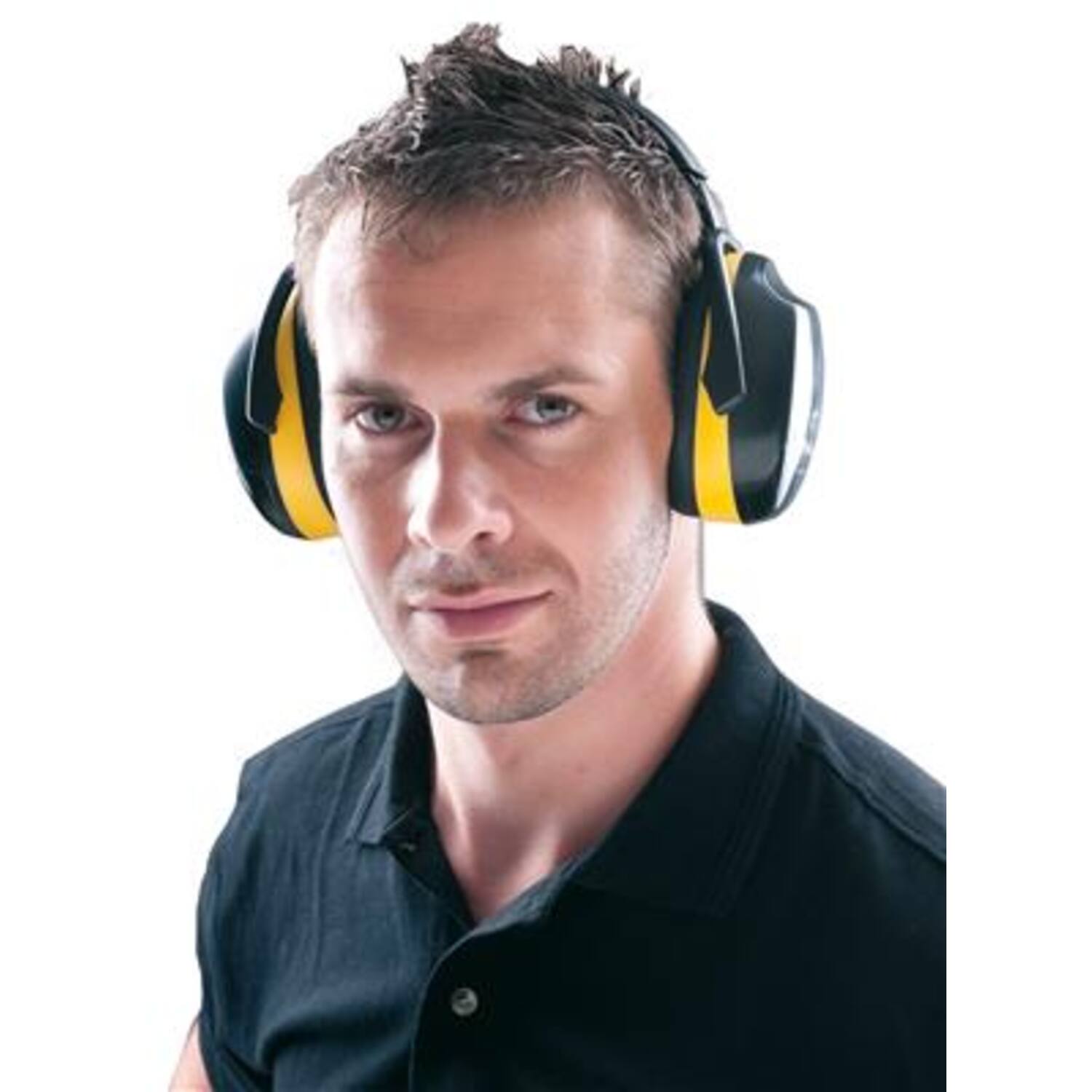 EAR DEFENDER 2h Gehoorkap 30dB Zwart/Geel