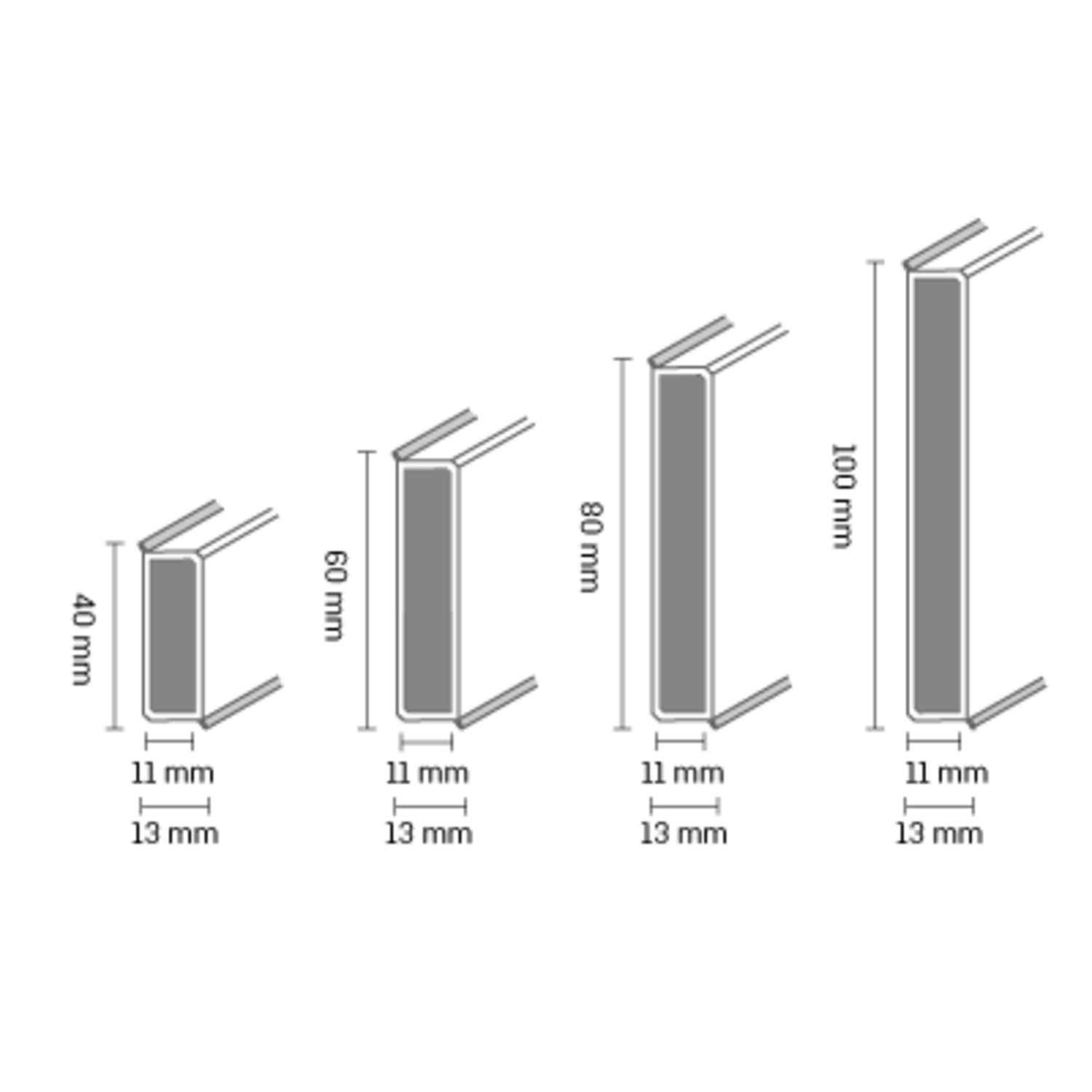 DÖLLKEN Cubu Flex Life RAL9010 Wit 100mm 250cm