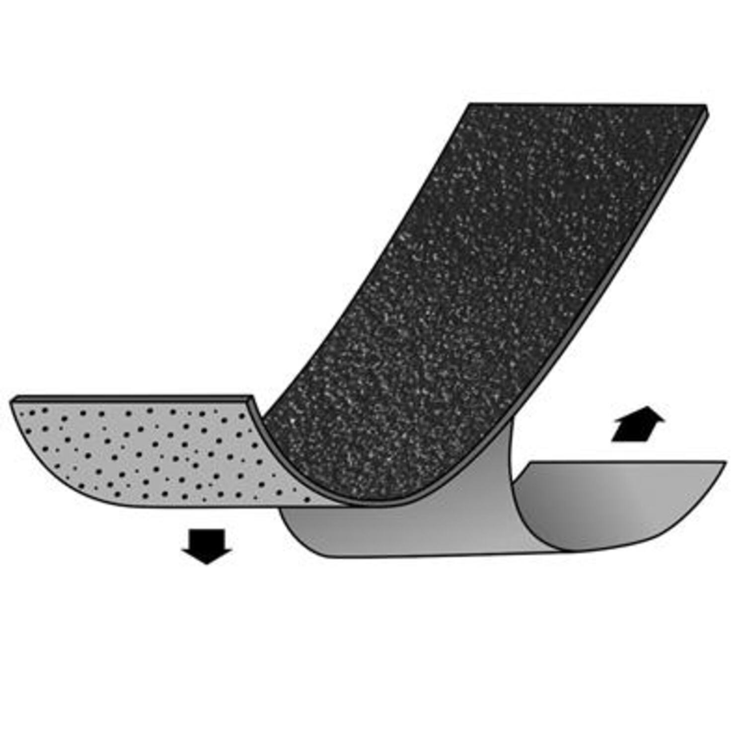 KÜBERIT 2510/23 Inleg GE3 Bruin 23mm (metrage)