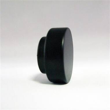Eindknop Pop 30 mm Matzwart 47x25 mm