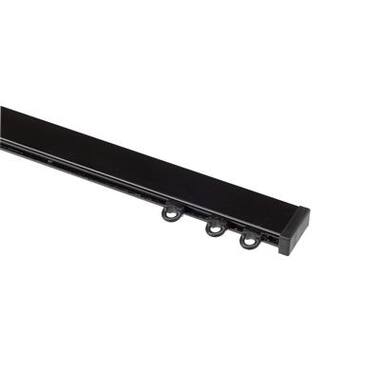 WEPRO Robusto rail 360cm zwart wand zwart