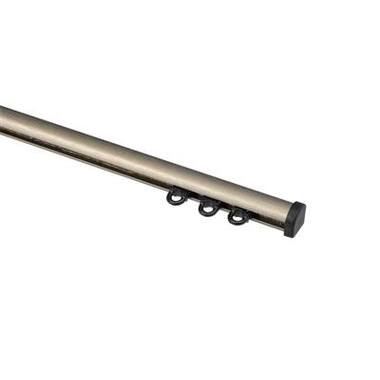 WEPRO Curva rail 480 brons brush wandpl. zwart