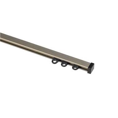 WEPRO Caro rail 400 brons brush wandpl. zwart