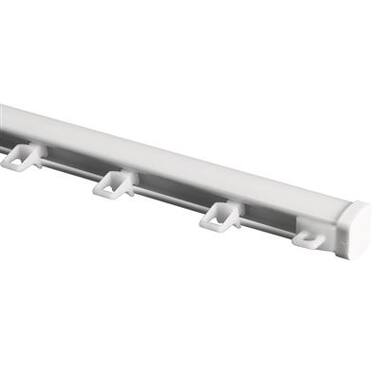 WEPRO Wave rail wit wandplaatsing 520cm