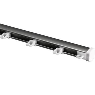 WEPRO Wave rail zilver wandplaatsing 560cm