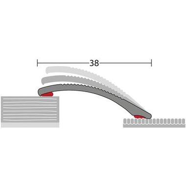 PRINZ 138 Overgangsprofiel 38mm Zilver 270cm