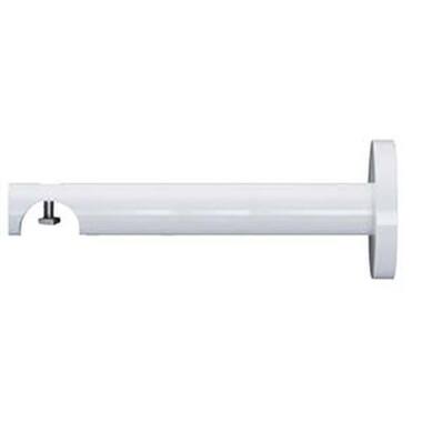 BÜSCHE Ø20mm Alux Steun enkel Wit 120mm