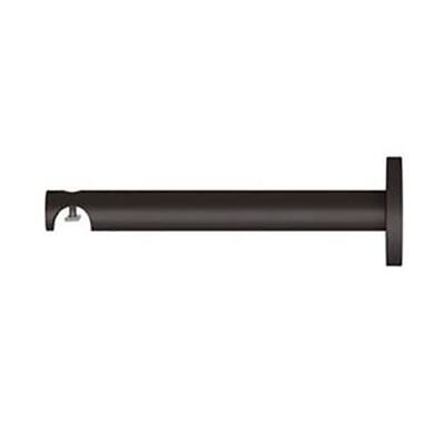 BÜSCHE Ø20mm Alux Steun enkel Zwart 150mm