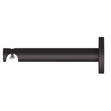 BÜSCHE Ø20mm Alux Steun enkel Zwart 120mm