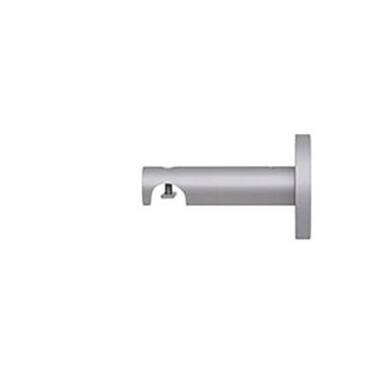 WEPRO Ø24mm Wandsteun enkel Zilver+ dopje