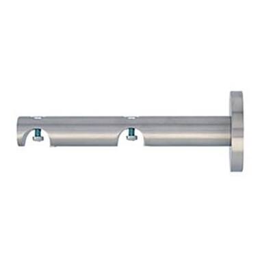 BÜSCHE Ø24mm Alux Steun dubbel Edelstaal