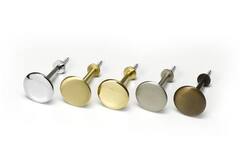 Embrassesteun glad 60 x 90 mm brons