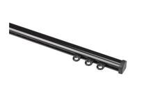 WEPRO Curva rail 600 zwart-wandplaatsing zwart
