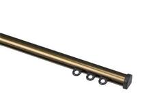 WEPRO Curva rail 160cm brons wandpl. zwart