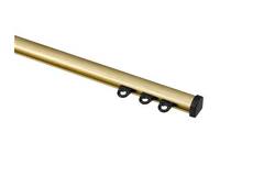 WEPRO Curva rail 320 messing brush plafondpl. zwrt