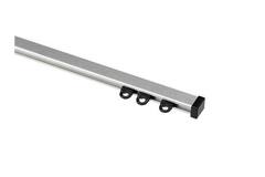 WEPRO Caro rail 200 zilver brush wandplaatsing wit