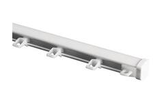 WEPRO Wave rail wit wandplaatsing 520cm