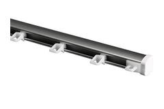 WEPRO Wave rail zilver wandplaatsing 440cm