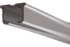 WEPRO W2200 U rail | 500cm | Aluminium Wit