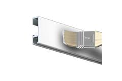 WEPRO Schilderij clickrail600cm Primer wit MBH=30m