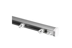 WEPRO Wave rail wand Koord 6cm Zilverbrush | 200cm
