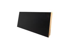 INTR. Hoekplint RAL9005 Voorgelakt 120x12mm 244cm