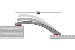 PRINZ 138 Overgangsprofiel 38mm Zilver 270cm
