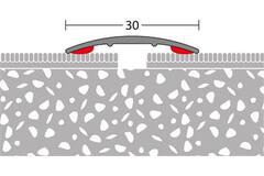 PRINZ 130 Overgangsprofiel 30x1,6mm Zwart 300cm