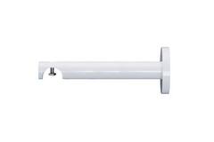 BÜSCHE Ø20mm Alux Steun enkel Wit 120mm