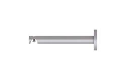BÜSCHE Ø20mm Alux Steun enkel Zilver 150mm