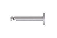 WEPRO Ø24mm Wandsteun enkel Zilver + dopje