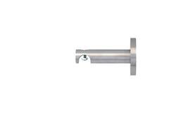 BÜSCHE Ø28mm Alux Steun enkel Edelstaal 80mm