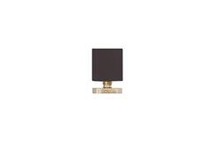 BÜSCHE 15x15mm Plafondsteun enkel Mat zwart