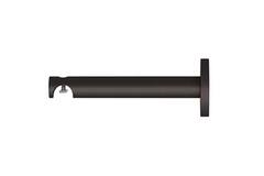 BÜSCHE Ø24mm Alux Steun enkel Zwart 65m
