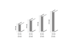 DÖLLKEN Cubu Flex Life RAL9010 Wit 80mm 250cm
