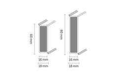 DÖLLKEN Cubu Flex XL Life RAL9010 Wit 80mm 250cm